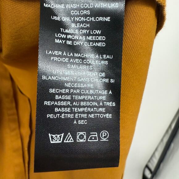 Mustard Wrap Skirt - Picture 6 of 8